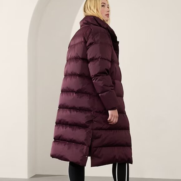 Athleta Sateen Long Puffer - Picture 2 of 13